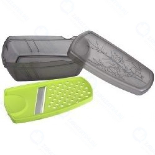 Терка для имбиря, твердых овощей, сыра, орехов с контейнером FACKELMANN, 