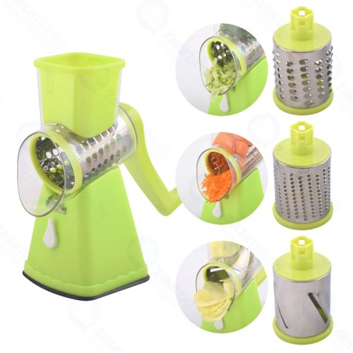 Терка роторная с 3 насадками МУЛЬТИДОМ VL53-158