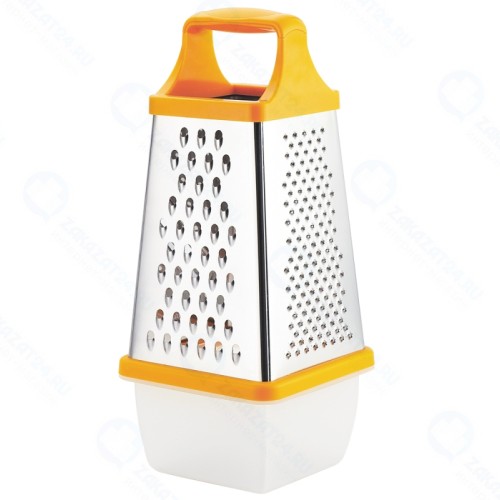 Терка с контейнером Regent inox четырехгранная, 25 см