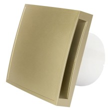 Вытяжной вентилятор Europlast E-EXTRA EET100G золото, c крышкой Вытяжной вентилятор Europlast E-EXTRA EET100G золото, c крышкой