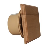 Высокотемпературный вытяжной вентилятор накладной для саун MMOTORS JSC ММ 100-S КВАДРАТ (ДЕРЕВО)