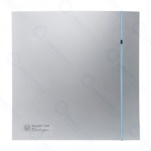 Вентилятор вытяжной Soler & Palau SILENT-200 CZ SILVER DESIGN-3C (Серебро)