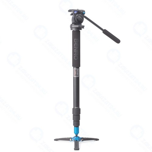 Видеомонопод с ножками BENRO A38TDS2, с ножками и видеоголовкой S2