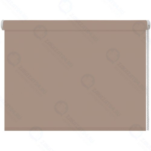 Рулонная штора DDA однотонная мокко 73х160