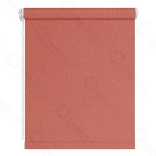Рулонная штора DDA однотонная терракотовая 62х160