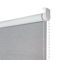 Рулонная штора DECOFEST Блэкаут Сканди Серый 180x230