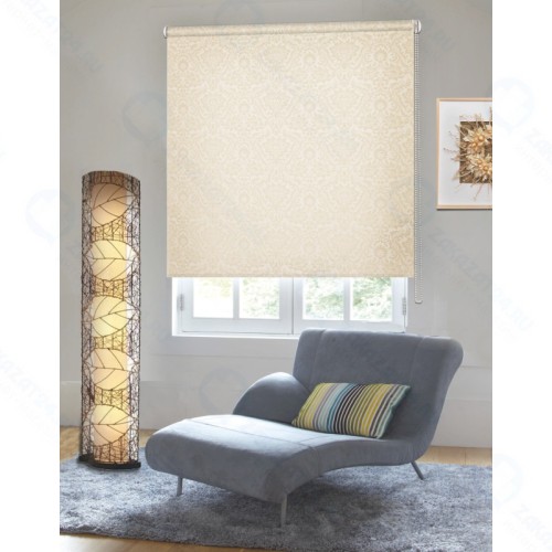 Рулонная штора Эскар Имани однотонная 62*160, молочный