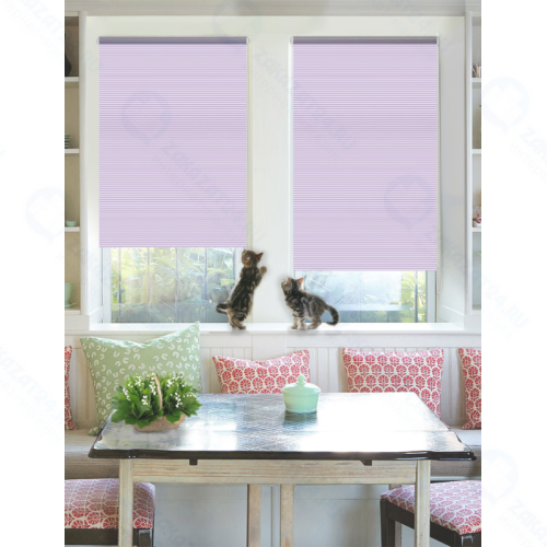 Рулонная штора Эскар Райли однотонная 48*160, фиолетовый