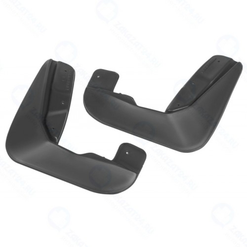 Брызговики передние Rival для Lada XRAY хэтчбек Cross (2018-н.в.), полиуретан, 2 шт., с крепежом