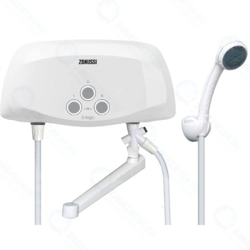 Проточный водонагреватель Zanussi 3-logic 5,5 TS душ+кран