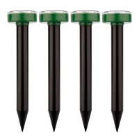 Набор ультразвуковых отпугивателей кротов на солнечной батарее REXANT (4 шт.)