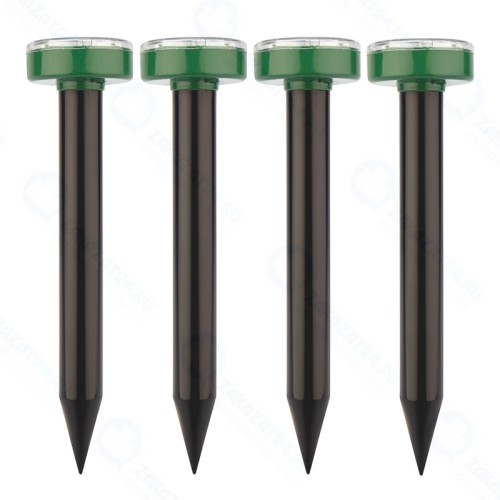 Набор ультразвуковых отпугивателей кротов на солнечной батарее REXANT (4 шт.)