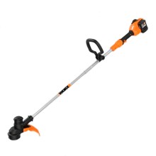 Триммер аккумуляторный WORX WG183E 40В, 33см, 2Ач х2, двойное ЗУ, коробка