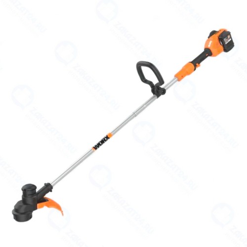 Триммер аккумуляторный WORX WG183E 40В, 33см, 2Ач х2, двойное ЗУ, коробка