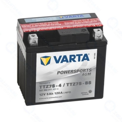 Аккумулятор VARTA Powersports AGM A514 507 902 011, 5 Ач