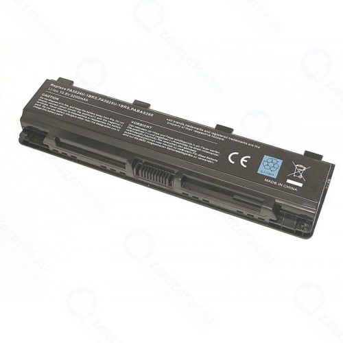Аккумуляторная батарея Amperin для ноутбука Toshiba Satellite C800 (PA5024U-1BRS) 10.8V 5200mAh OEM черная