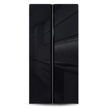Холодильник Side by Side Ginzzu NFK-462 Black glass