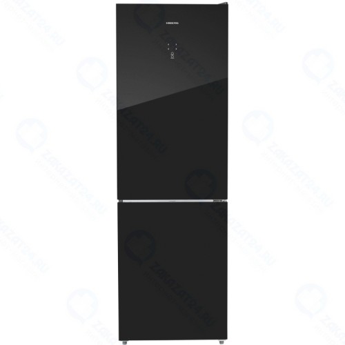 Холодильник Hiberg RFC-375DX NFGB (черное стекло)