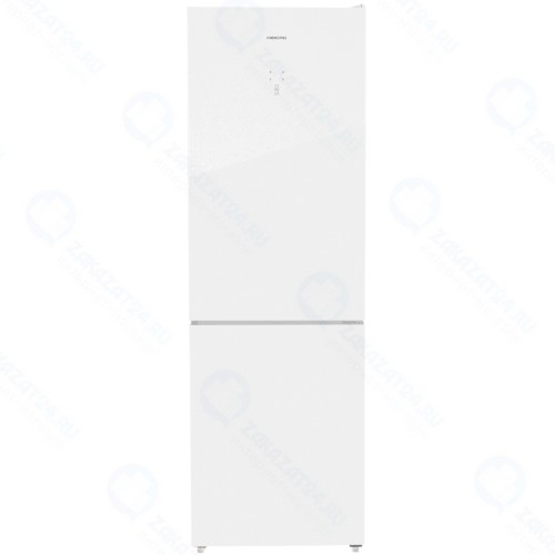 Холодильник Hiberg RFC-375DX NFGW (белое стекло)