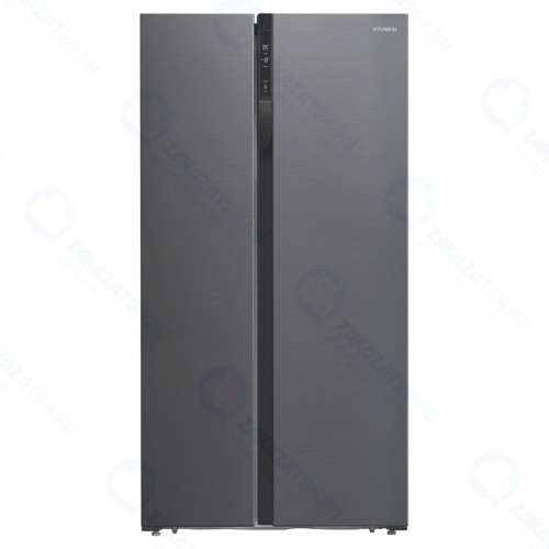 Холодильник Side by Side Hyundai CS5003F Черная сталь