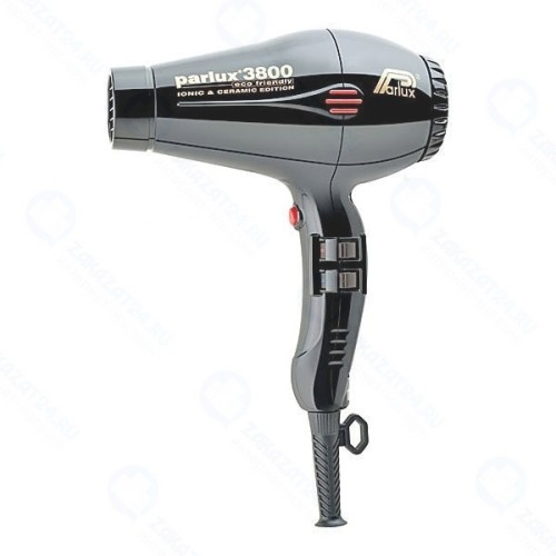 Фен Parlux 3800 Ionic&Ceramic Eco Friendly, черный