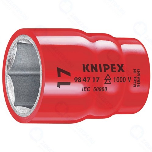 Торцевая головка Knipex KN-984724, изолированная, 24мм