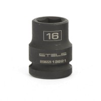 Головка ударная шестигранная STELS 13921, 16 мм, 1/2", CrMo
