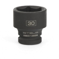 Ударная торцевая головка Головка ударная шестигранная, 30 мм, 1/2", CrMo, STELS 13929