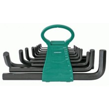 Комплект угловых шестигранников коротких Jonnesway H01MH118S 1,5-19 мм, 18 предметов