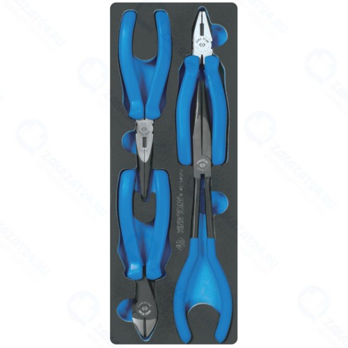 Набор пассатижей и бокорезов KING TONY 9-40104GPV, 4 предмета