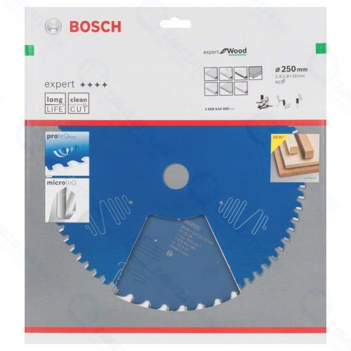 Диск пильный Bosch Expert for Wood 250x30x2.4/1.8x40T