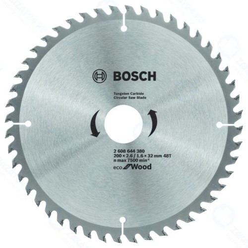 Диск пильный BOSCH ECO WO 200x32-48T