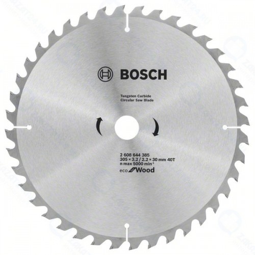 Пильный диск Bosch 2.608.644.385 ECO WO 305x30-40T для дерева
