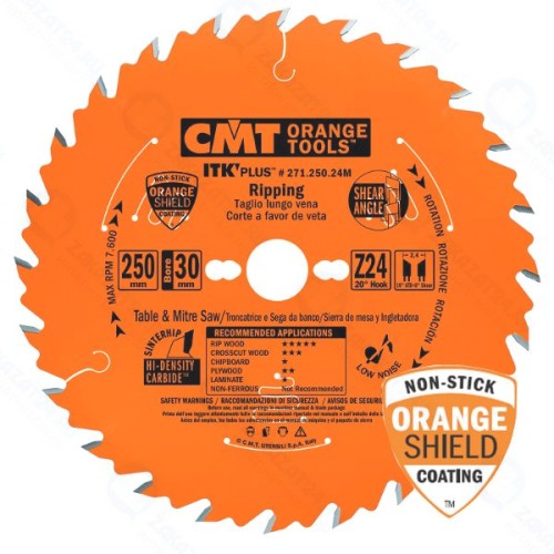 Пильный диск по дереву CMT 271.235.36M, 235X30(+25)X2,4/1,6 18° 10° ATB + 8° SHEAR Z=36