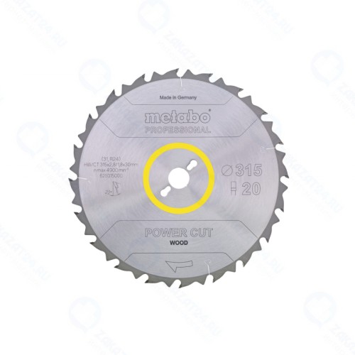 Пильный диск Metabo 300x2,8/1,8x30, Z=28WZ KNL PK300 (628014000)