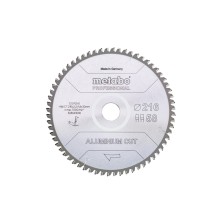 Пильный диск Metabo AluminiumCutProf 216x30 58FZ/TZ5°neg (628443000)