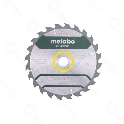Пильный диск Metabo MultiCutClassic 254x30 60 FZ/TZ5°neg/B (628666000)