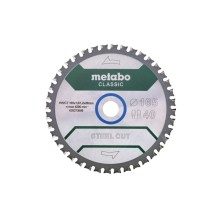 Пильный диск Metabo SteelCutClassic 165x20 Z40 WZ 4° мет (628273000)