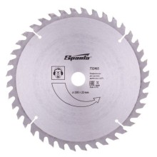Пильный диск по дереву Sparta 732465, ф230 х 22 мм, 40 зубьев