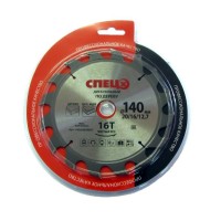 Диск пильный СПЕЦ 140мм*16зуб*20/16/12,7мм, по дереву