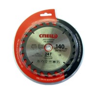 Диск пильный СПЕЦ 140мм*24зуб*20/16/12,7мм, по дереву