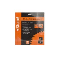 Диск пильный Sturm! 9020-200-32-48T, 200x32x48 зубов с переходником на 30мм