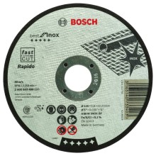 Круг отрезной Bosch Best for INOX 125x0,8мм, прямой