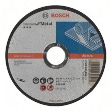 Круг отрезной Bosch 2608603165, по металлу, 125 х 1,6 х 22,23 мм