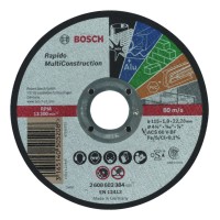 Круг отрезной Bosch MULTICONSTRUCT. 115x1.0мм, прямой