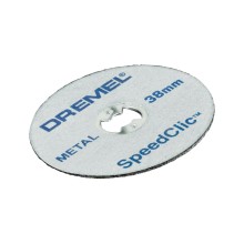 Круг отрезной DREMEL EZ SpeedClic SC456 по металлу (38 мм), 12 шт