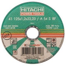 Диск отрезной HITACHI-Луга HTC-11525HR, по металлу А41 (14А) A 30 S BF 115х2,5х22,2