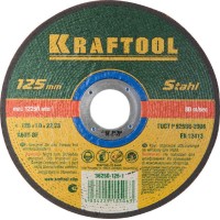 Круг отрезной KRAFTOOL 125x1.0x22.23 мм, по металлу для УШМ 36250-125-1.0