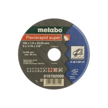 Диск отрезной Metabo Flexiamant S 125x1,6 прямой А46Т (616192000)