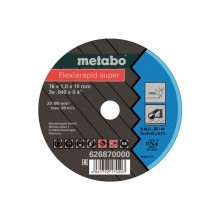 Отрезной диск Metabo Flexiarapid S 76x1,0мм Inox (5 шт.) (626870000)